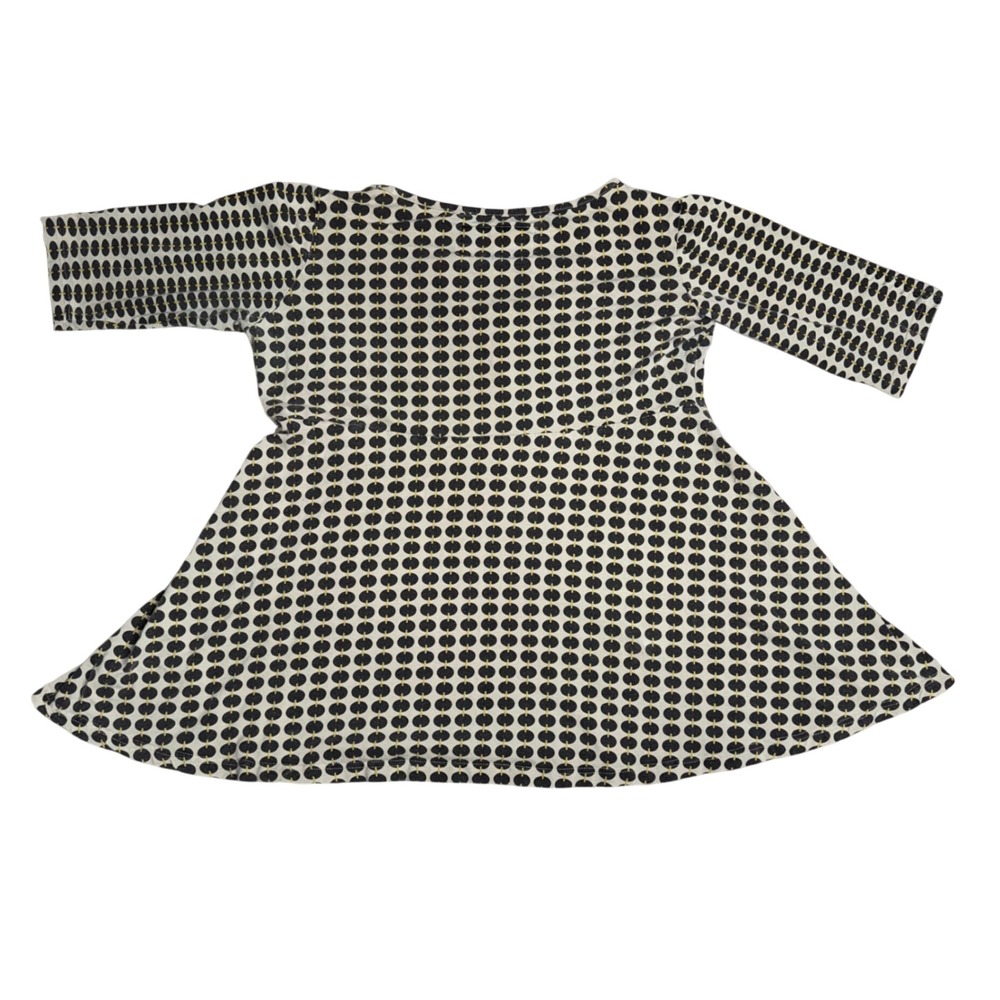 Effie's Heart Tunic Top Women XL Black White Excellent Geometric Fit Flare Mod